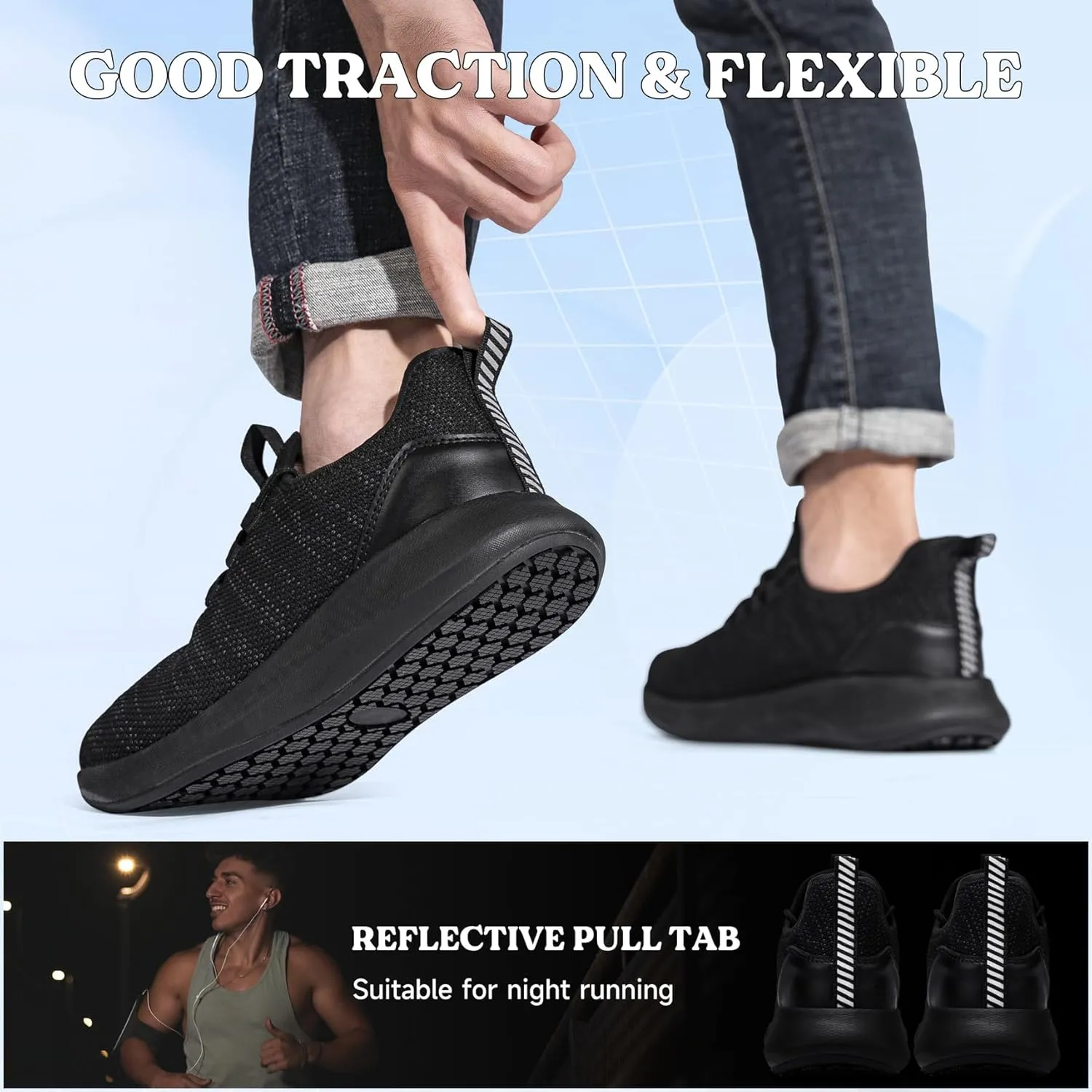 Non Slip Work Shoes Women Slip On Sneakers Slip Resistant Slip On Shoes Womens Zapatos Antideslizantes para Mujer Food Service Chef Restaurant, Charcoal Grey US 5-11
