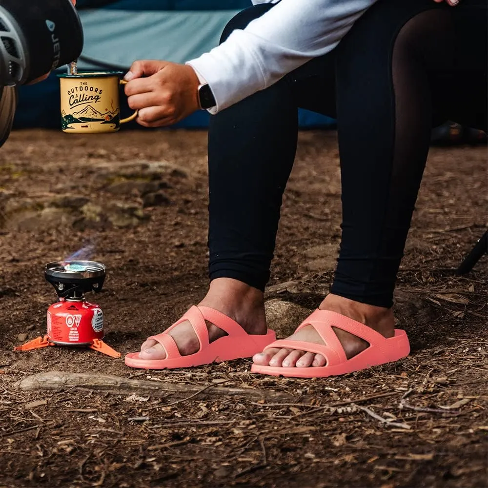 NUUSOL Women Hailey Slide, Lightweight EVASOL Foam Footwear