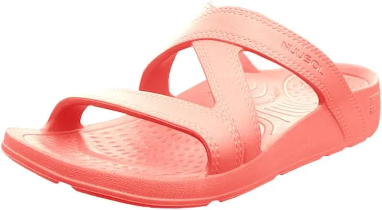 NUUSOL Women Hailey Slide, Lightweight EVASOL Foam Footwear