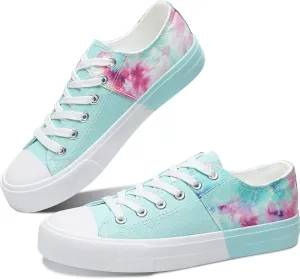 Obtaom Unisex Canvas Shoes Low Top Fashion Sneakers Slip on Walking Shoe