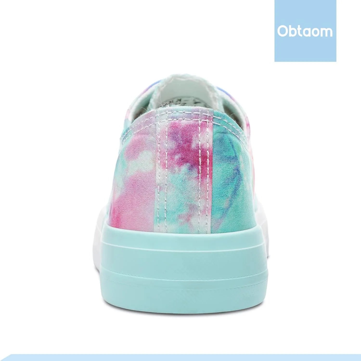 Obtaom Unisex Canvas Shoes Low Top Fashion Sneakers Slip on Walking Shoe