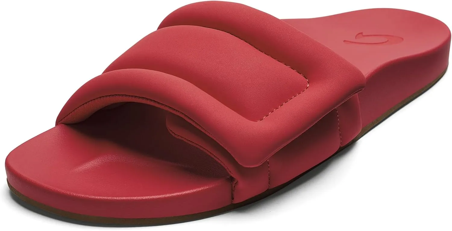 OLUKAI Sunbeam Women's Slide Sandals, Everyday Stylish Shoe, All-Day Comfort & Water-Friendly, Wet-Grip Rubber & Arch Support