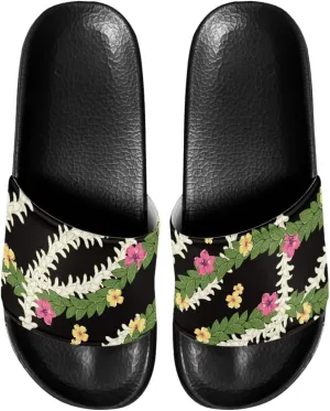 Open Toe Slippers for Women Rubber Slides Womens Sandal Slippers