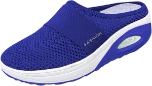 Orthopedic Shoes for Women Slip Ons Walking Shoes Sock Sneakers Slip-On Breathable Mesh Trainers Women's Comfortable Casual Ladies Athletic Shoes Running Jogging Shoes