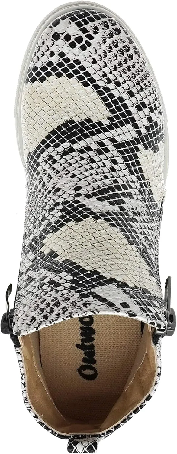 OUTWOODS Hide-1 High Top Sneaker with Inside Wedge