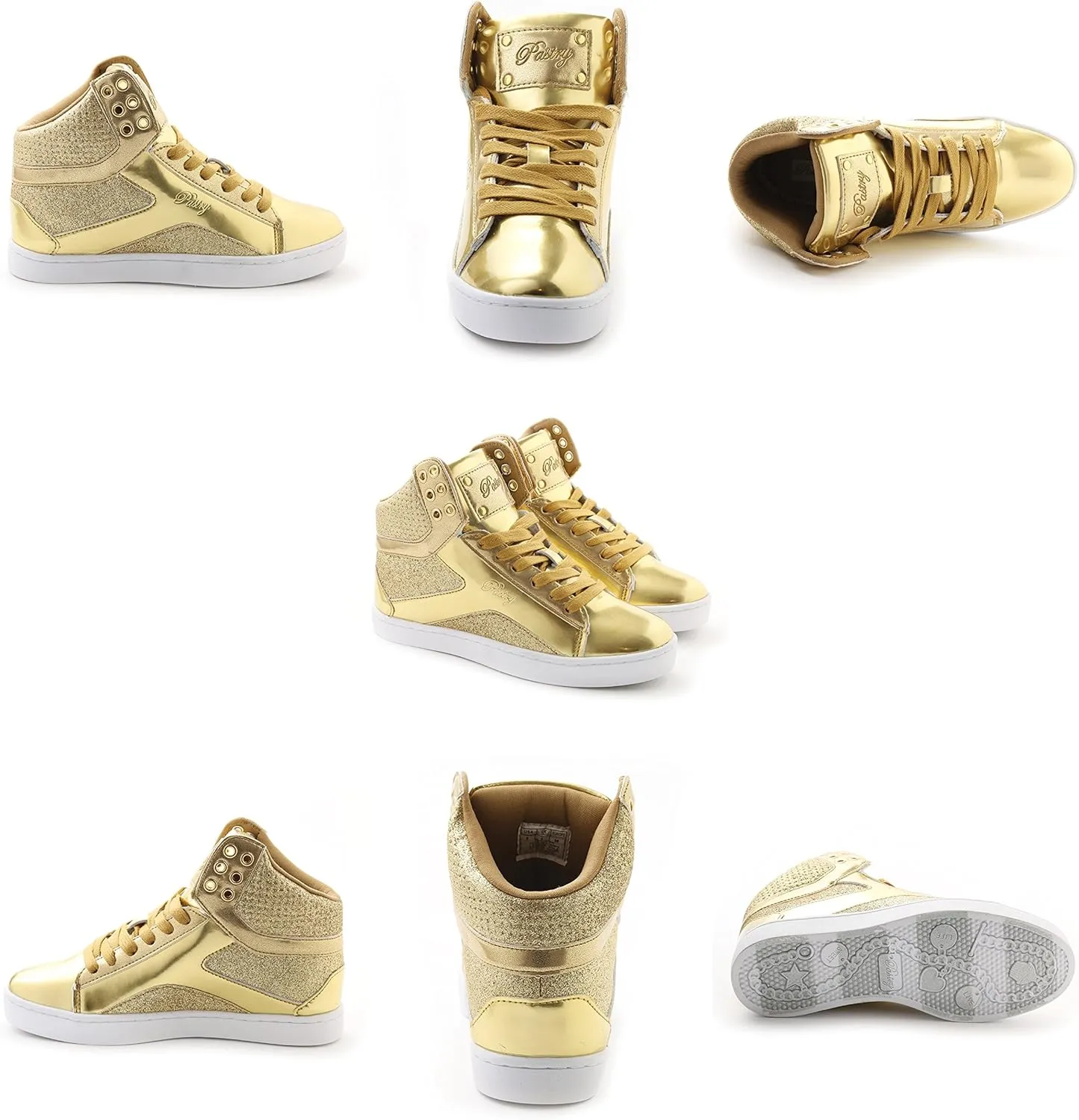 Pastry Pop Tart Glitter High-Top Sneaker & Dance Shoe for Women