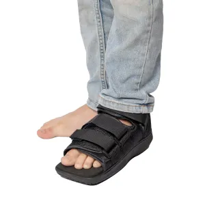 Pediatric Square-Toe Post-Op Shoe – Recovery Support for Broken or Fractured Foot & Toe Surgery, Left/Right Foot, Kids M (US Shoe 4.5-6)