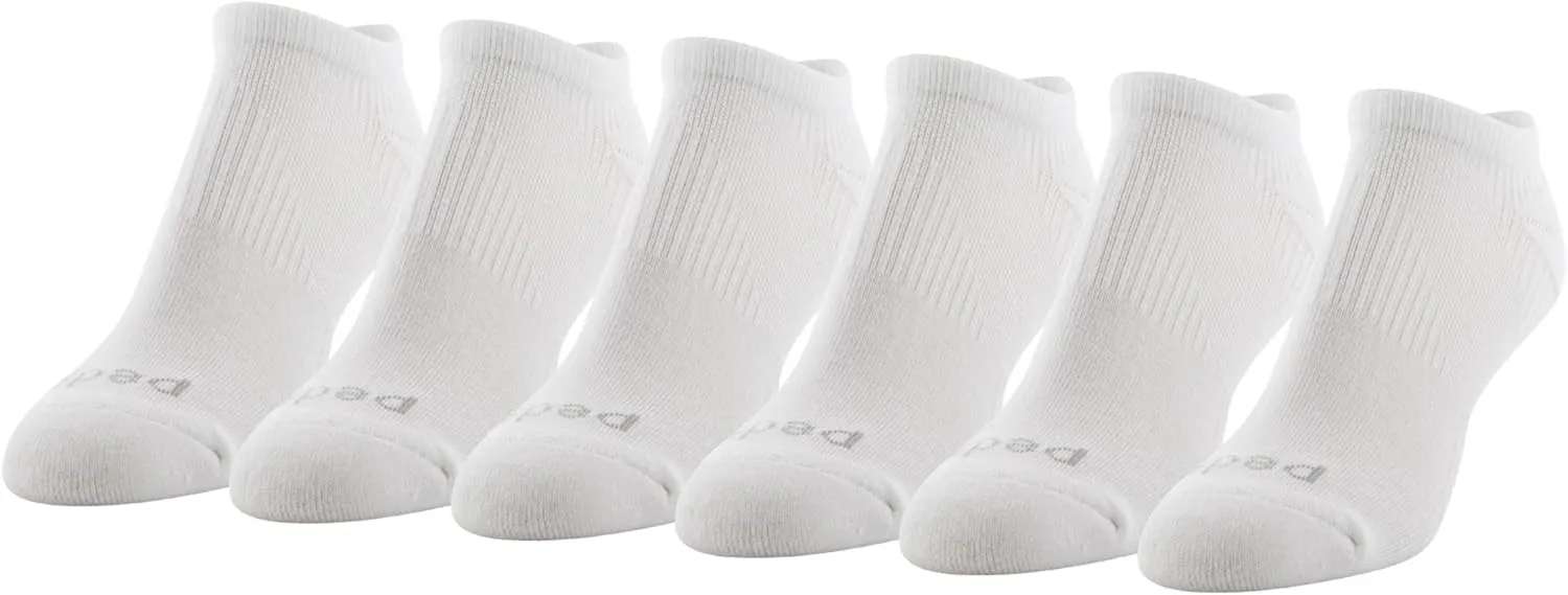 Peds Women's Moisture Wicking Low Cut Socks with X-Wrap Arch Support, Multipairs