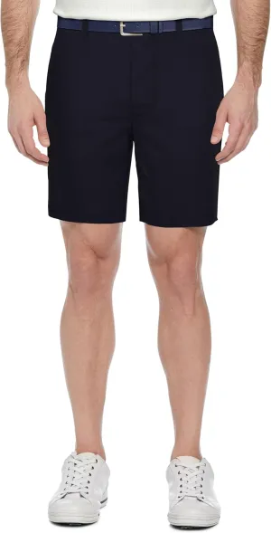 PGA TOUR Men's 8" Solid Performance Pull-on Golf Shorts with Stretch Waistband, Moisture-Wicking, Sun Protection