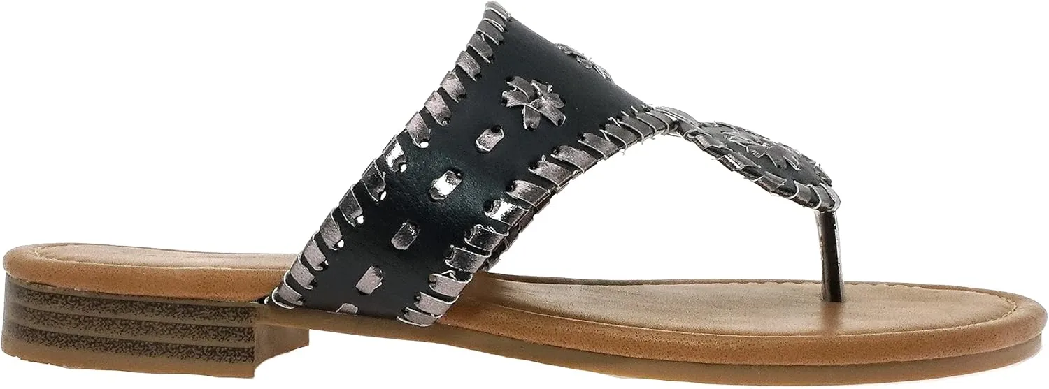 Pierre Dumas Women's Rosetta Slip-on Sandals