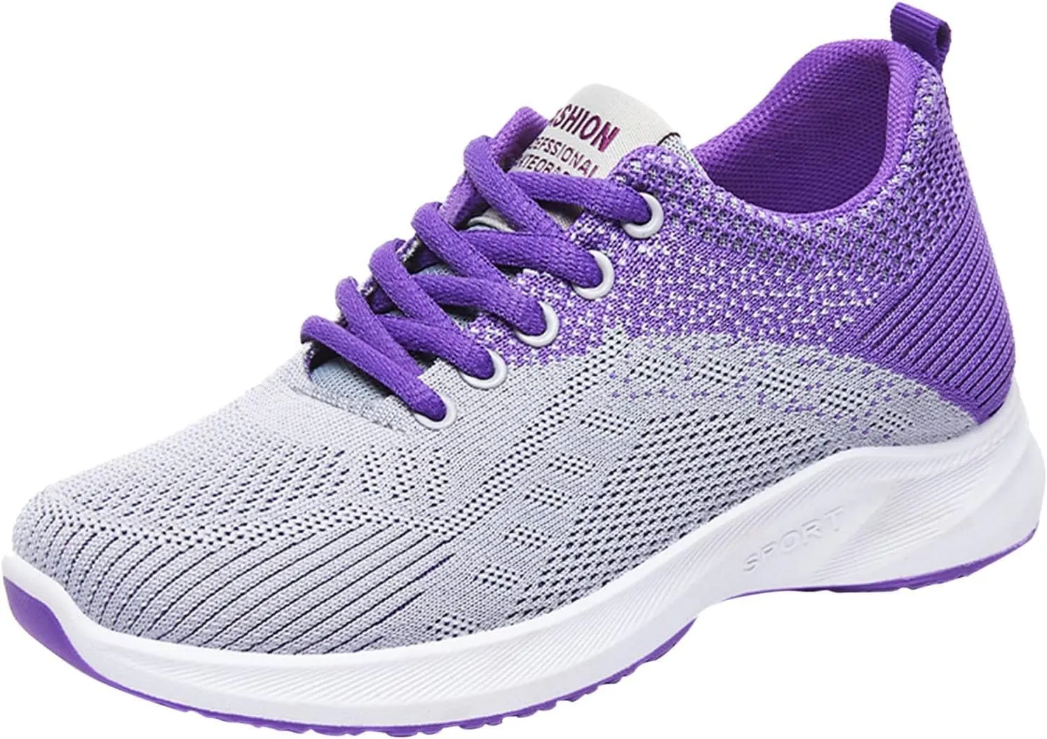 Pimfylm Women's Comfort Walking Shoes Slide Soles, Ultra Light-Weight Ortho Stretch Cushion Shoes for Women Mesh Athletic Style