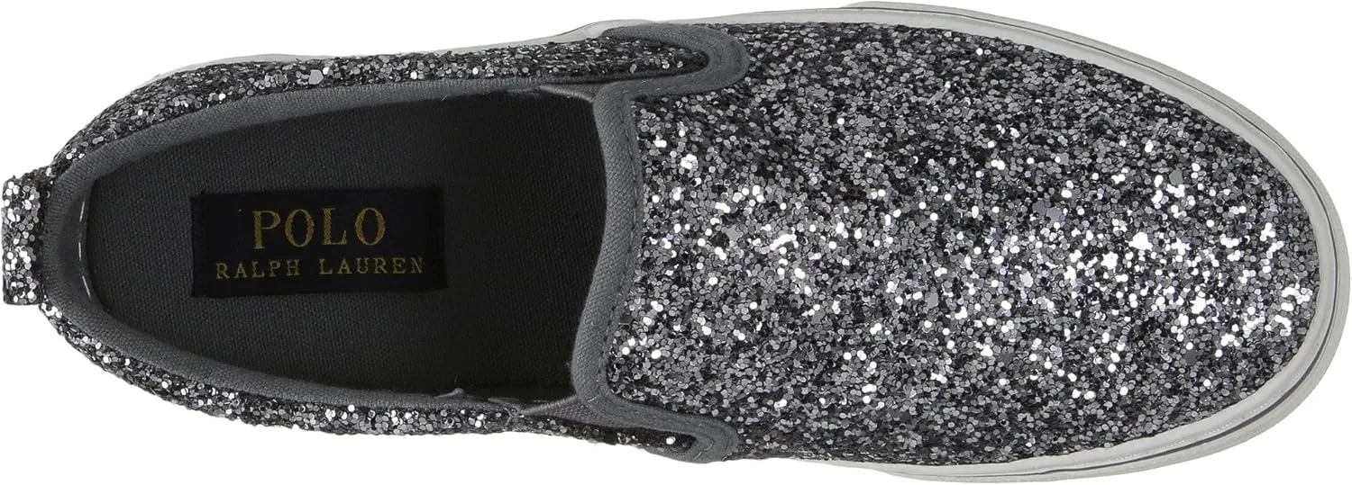 Polo Ralph Lauren Kids Girl's Carlee Twin Gore Loafer Flat