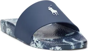 POLO RALPH LAUREN Men's Shibori-Inspired Scenic-Print Floral Slide