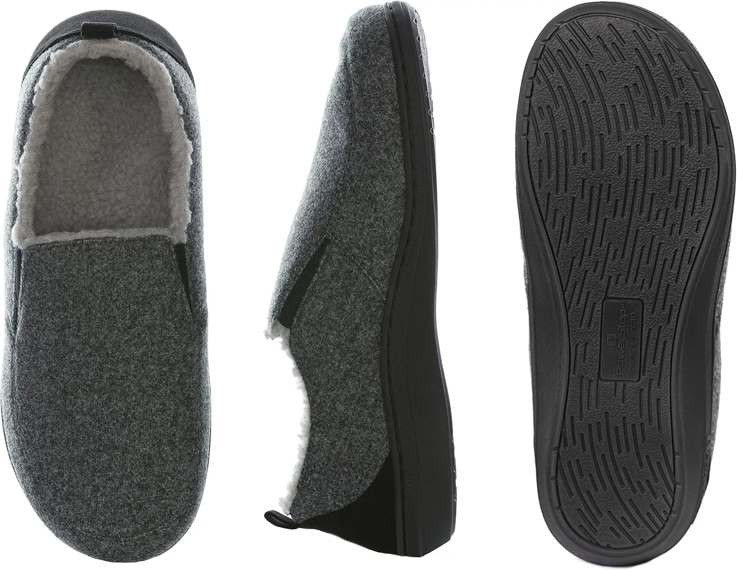 PowerStep Men's 2022 Archwear, House Shoes, Orthotic Slippers with Arch Support, Factory, 8