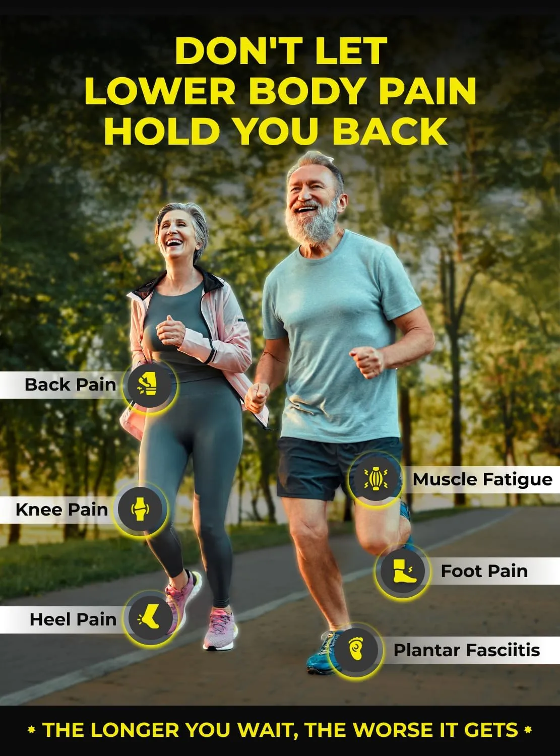 Premium Anti-Fatigue Shoe High Arch Support Insoles Men Women - Plantar Fasciitis Inserts - Orthotic Inserts Shoe Soles Standing All Day - Flat Feet Foot - Work Boot Insoles