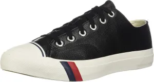 PRO-Keds Men's Royal Lo Lace Up Fashion Sneaker, Black Leather, 13