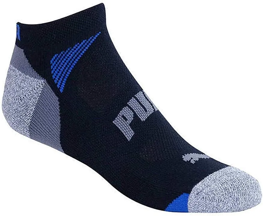 Puma Men's No show Sport Socks, Moisture Control, Arch Support (8 Pair)