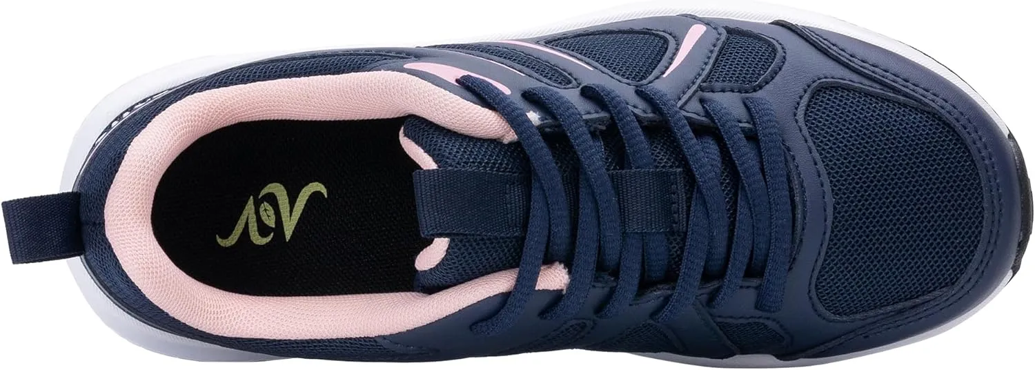 QAUPPE Womens Walking Shoes with Arch Support Athletic Orthotic Sneakers for Women Foot Pain Relief