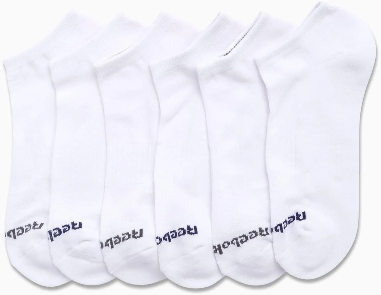Reebok Men’s Low Cut Socks – 6 Pack Basic Cushion Low Cut No Show Socks for Men - Men's Athletic Socks (Size: 6-12.5)