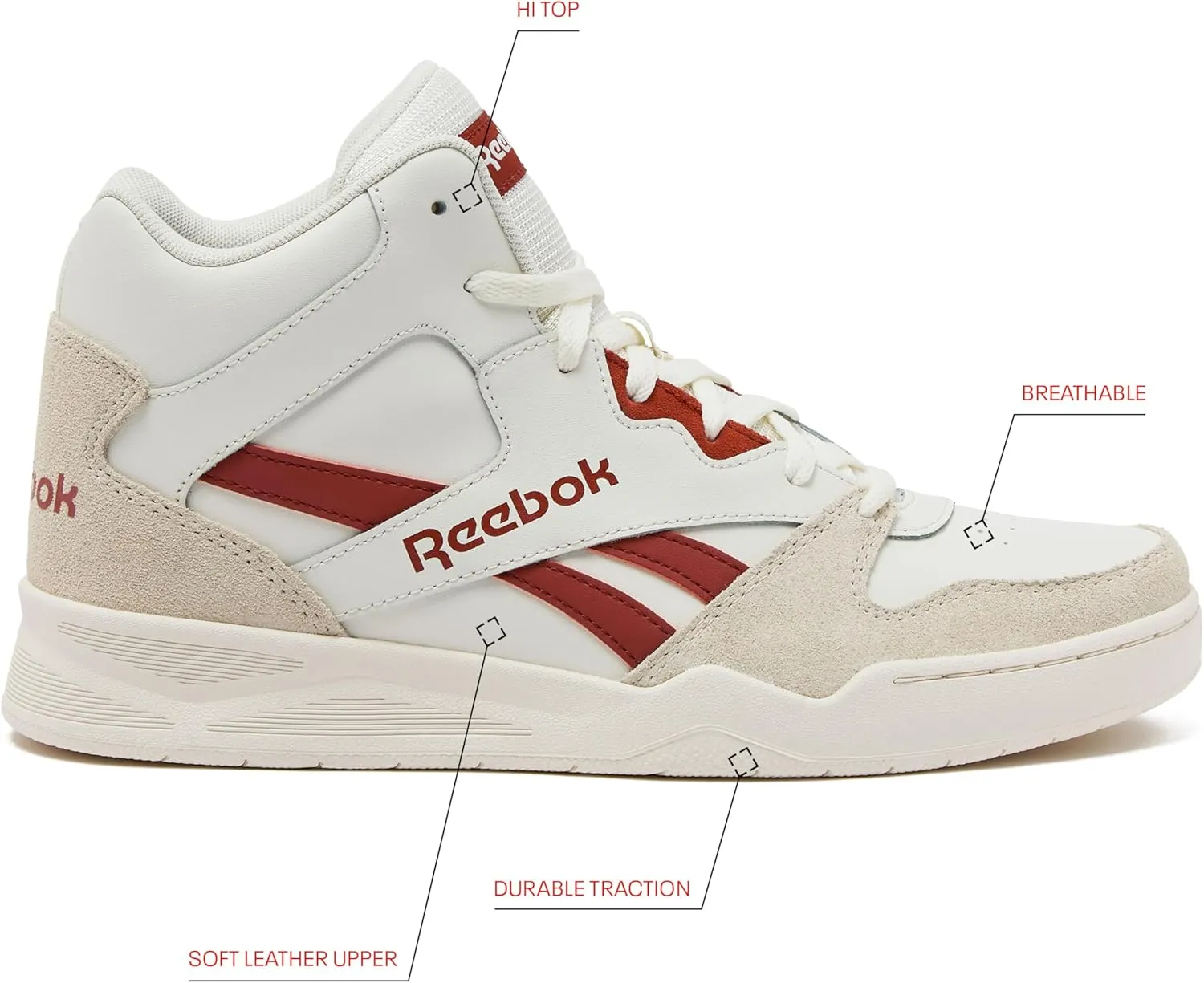 Reebok Men's Royal BB4500 Hi2 High Top Sneakers