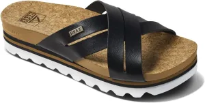 REEF Cushion Bloom Hi Women's Platform Fashion Sandal, Vegan Leather X Strap, Arch Support and Heel Cupping