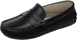 rismart Boys Girls Loafer Flats Slip-On Comfort School Casual Dress Shoes