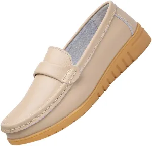 rismart Women's Comfort Slip on Walking Flats Casual Loafers Shoes