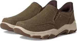 Rockport Men's Reece Sneaker, Brown Canvas, 13 X-Wide