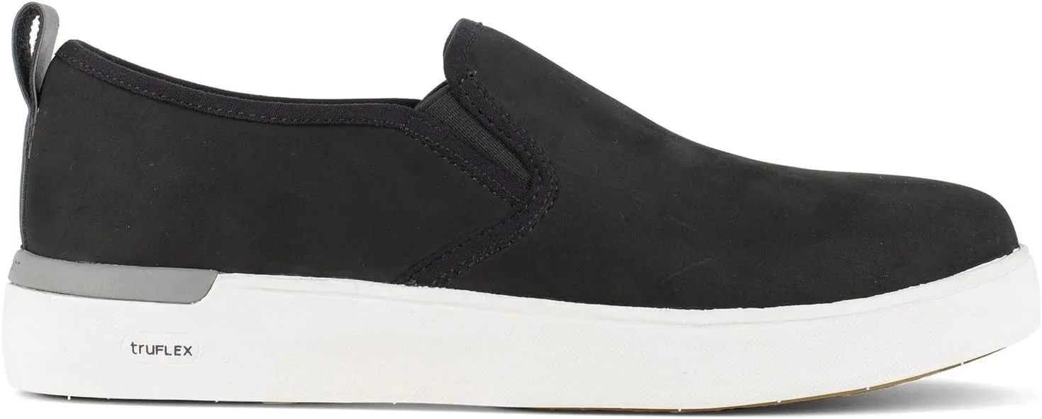 Rockport womens Rk643 Parissa Work Black Composite Toe Women Work Slip-on Shoe