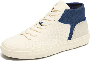 Rothy's The High Top, Men's Lace Up Sneaker for Walking & Casual Comfort, Made from Recycled Plastic Bottles & Machine Washable