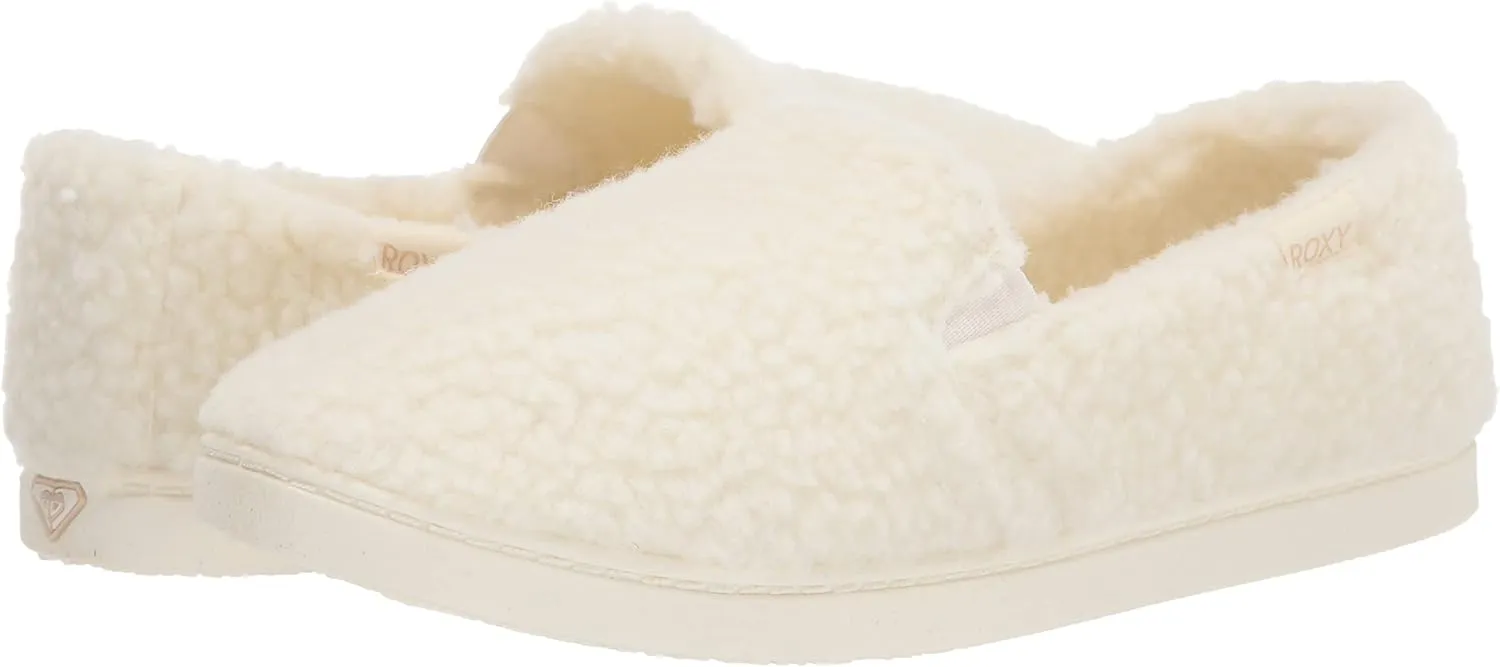 Roxy Women's Fur Sure Slip on Cozy Sneaker Shoe