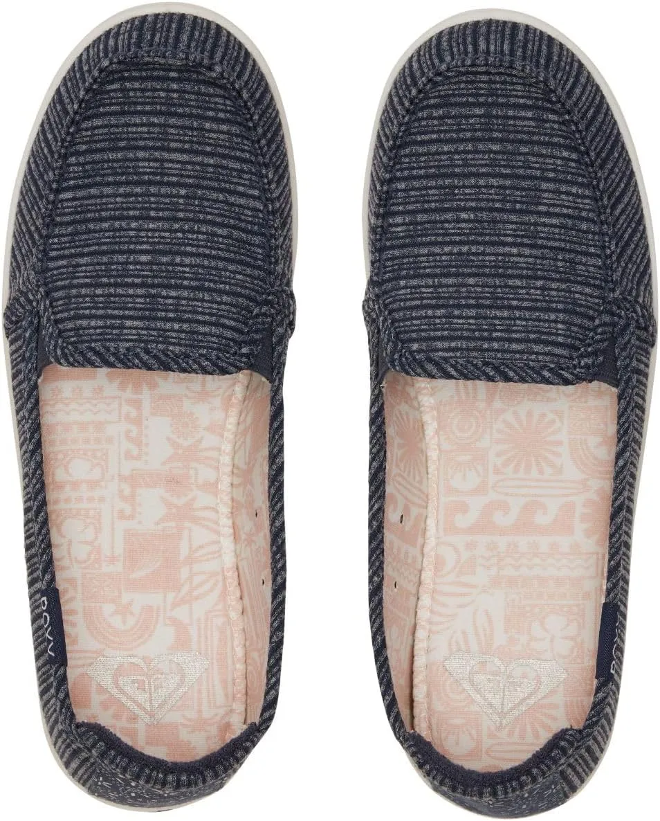 Roxy Women's Minnow Slip on Sneaker Shoe Loafer Flat