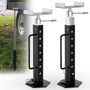 RV Slide Out Support Jacks Adjustable from 15'' to 35'', Universal Heavy-Duty Camper Stabilizer Jacks for RV Travel 5th Wheel, Up to 5000 LBS Capacity (2 Pcs)