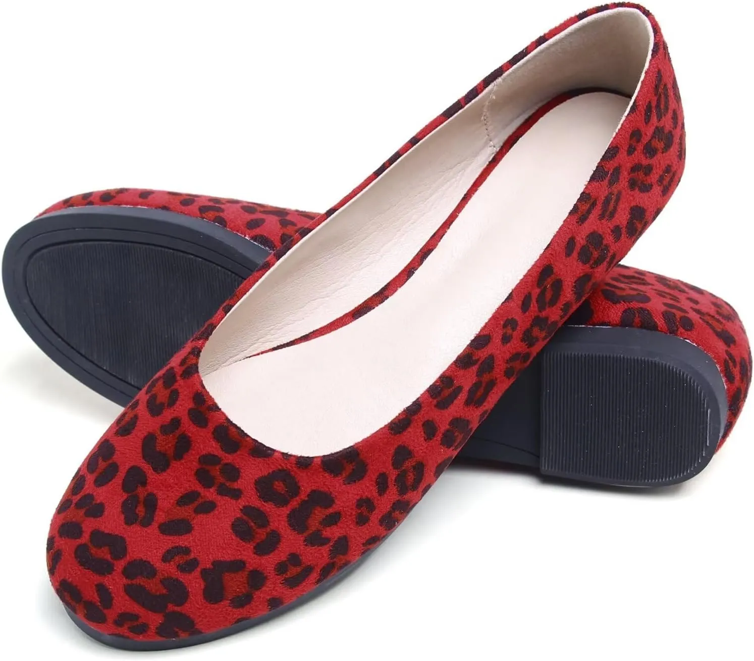 SAILING LU Ballet Flat for Women Candy Color Round Toe Soft Dressy Flats Shoes Wear to Work Slip On Moccasins