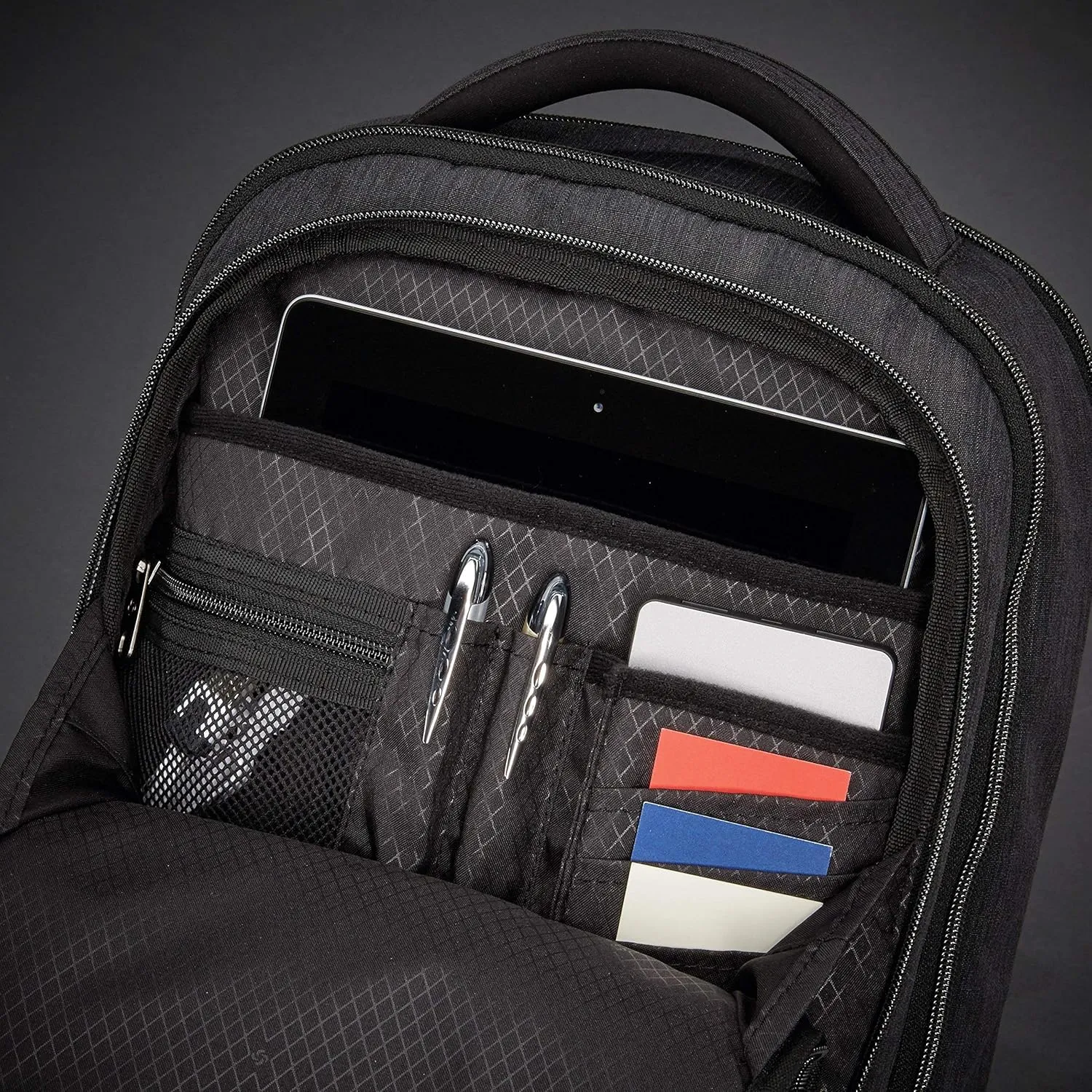 Samsonite Modern Utility Mini Laptop Backpack, Charcoal Heather, One Size