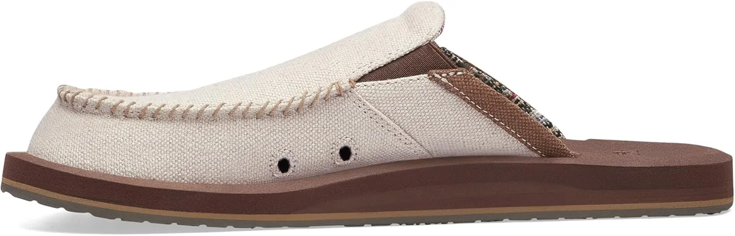 Sanuk Mens You Got My Back Loafers | Mens Shoes | Slip On Shoes for Men | Men's Slip-on Loafers | Memory Foam Footbed