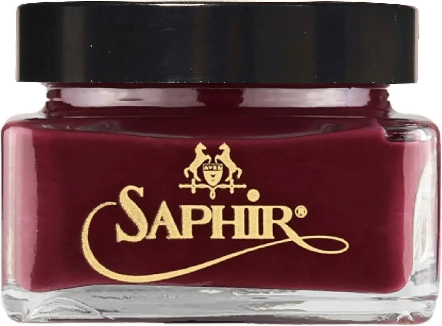 Saphir Medaille d'Or Pommadier Cream 75ml – Natural Cream Leather Shoe Polish, Leather Conditioner for Boots, Handbags