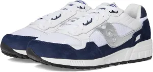 Saucony Unisex Shadow 5000 Sneaker, White/Navy/Silver, 12 US Men