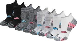 Saucony Women's Rundry Performance Heel Tab Athletic Socks, Available in S-l (8, 16, 24 Pairs)