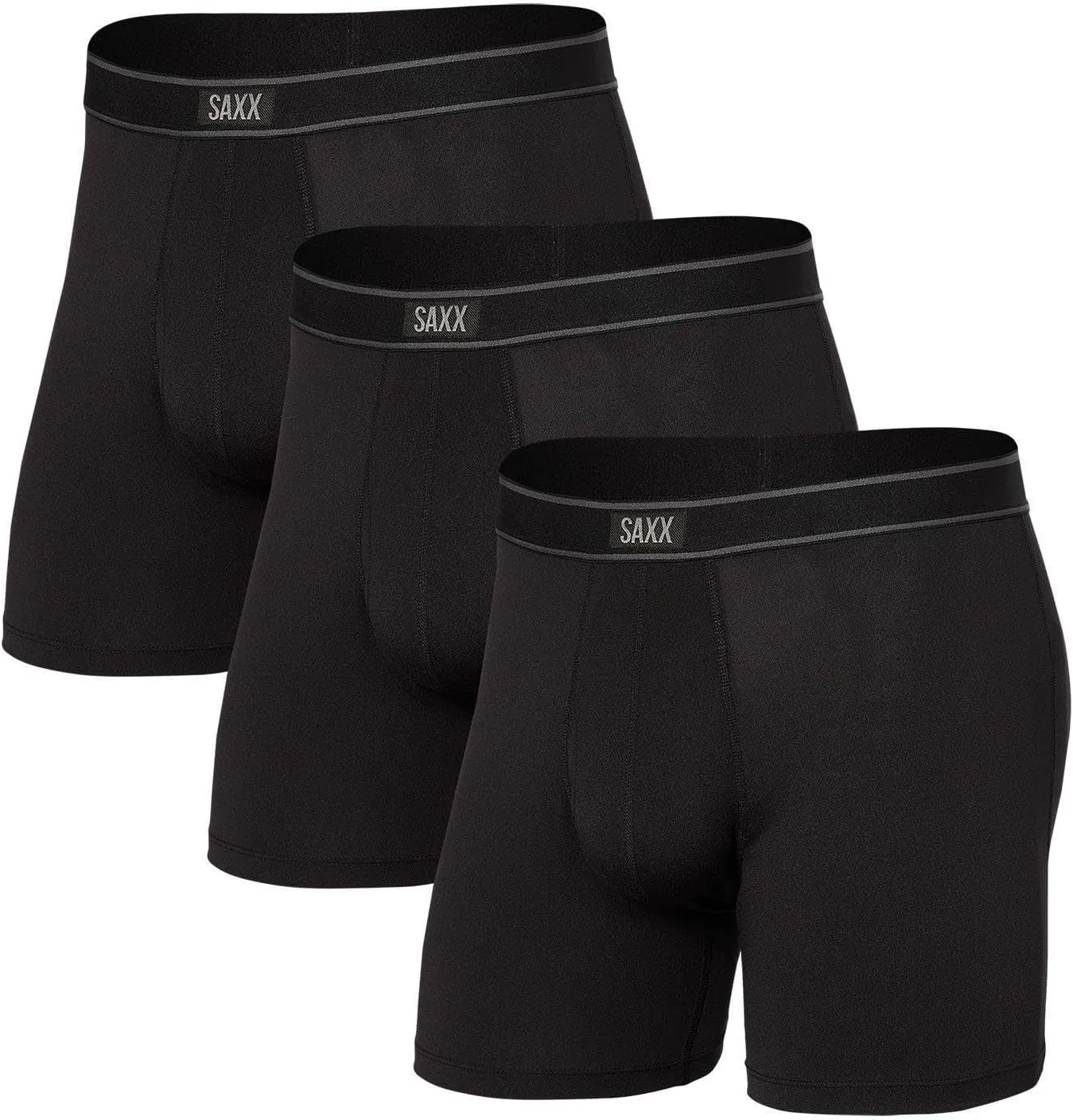 SAXX Underwear Co. - Men's Daytripper Boxer Brief Fly 3Pk With Built-In Pouch Support - Underwear For Men