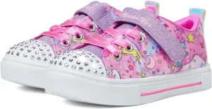 Skechers Girl's Twinkle Sparks Ice-Heather Sneaker