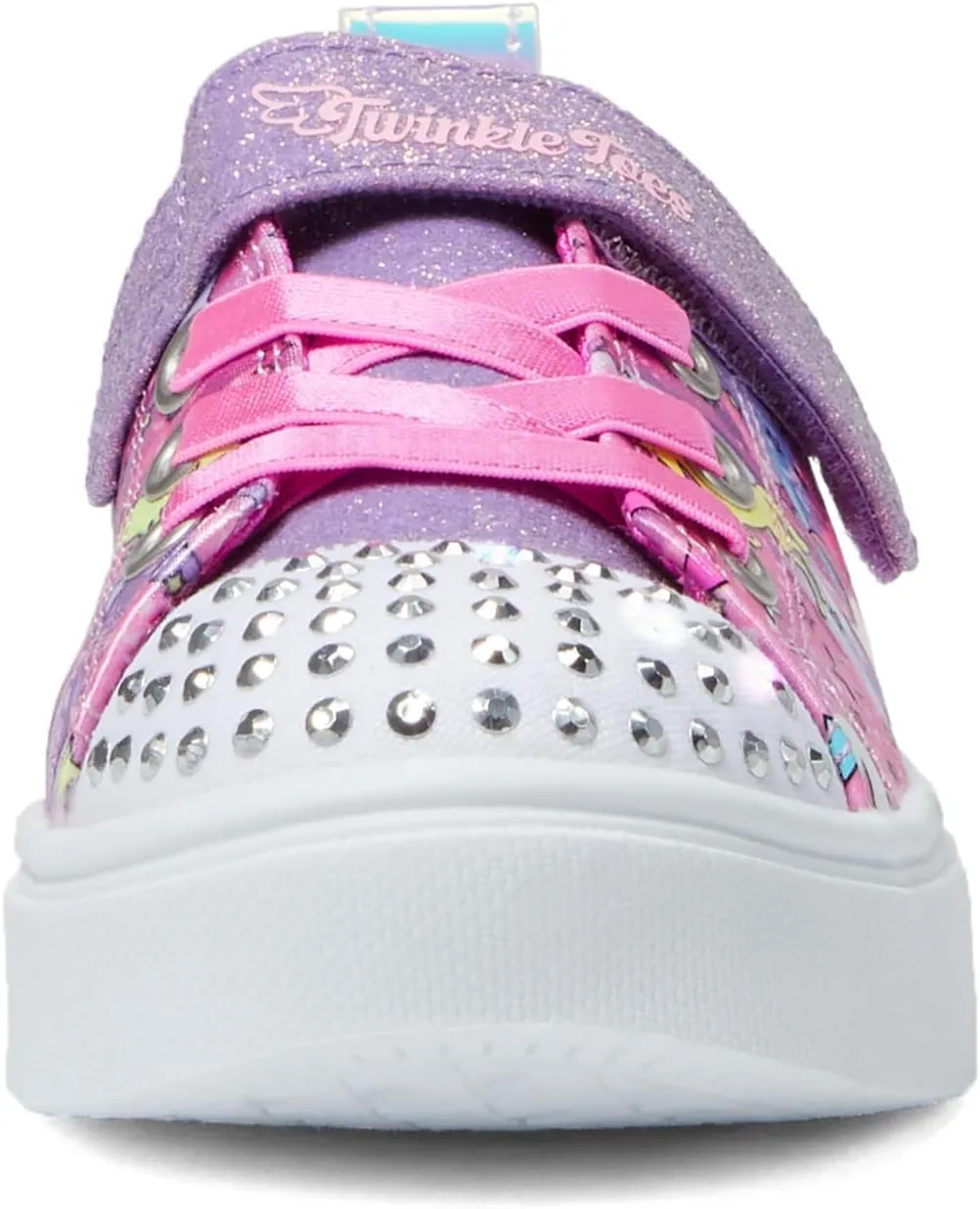 Skechers Girl's Twinkle Sparks Ice-Heather Sneaker