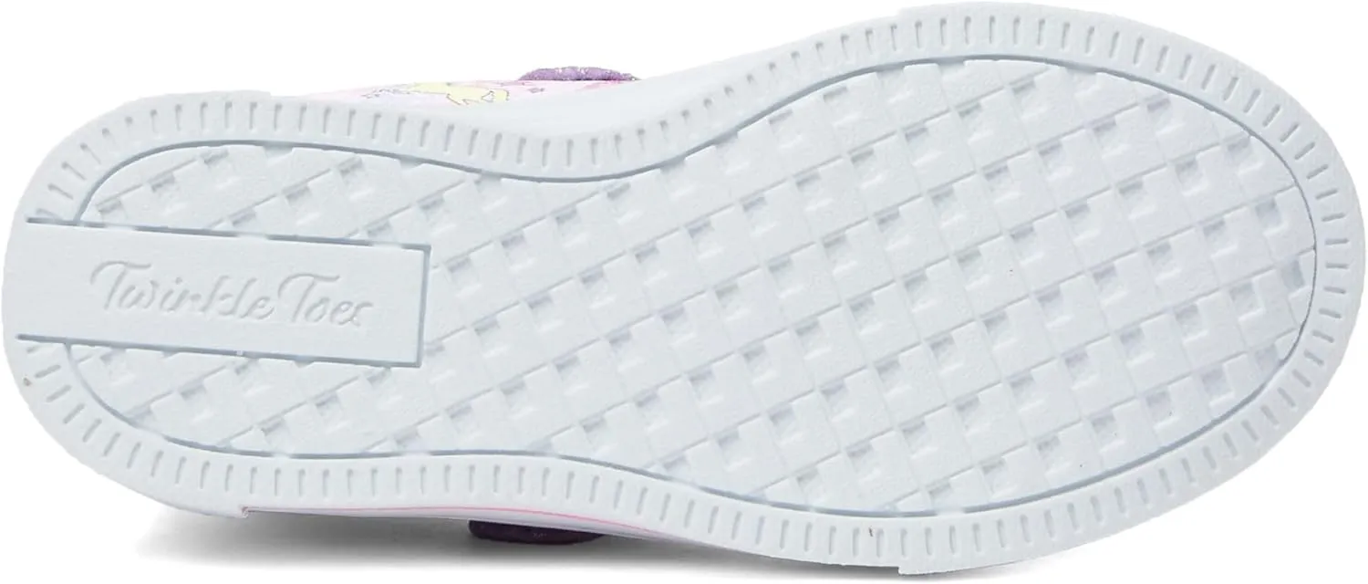 Skechers Girl's Twinkle Sparks Ice-Heather Sneaker