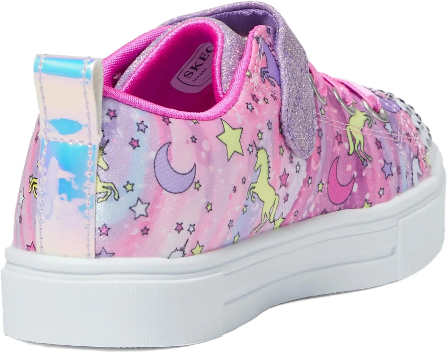 Skechers Girl's Twinkle Sparks Ice-Heather Sneaker