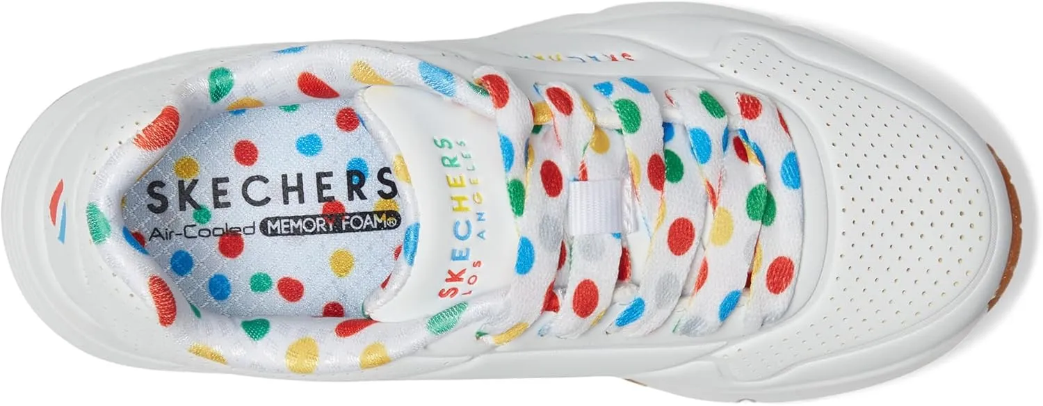 Skechers Girl's Uno Gen1-Trendy Dotty Sneaker