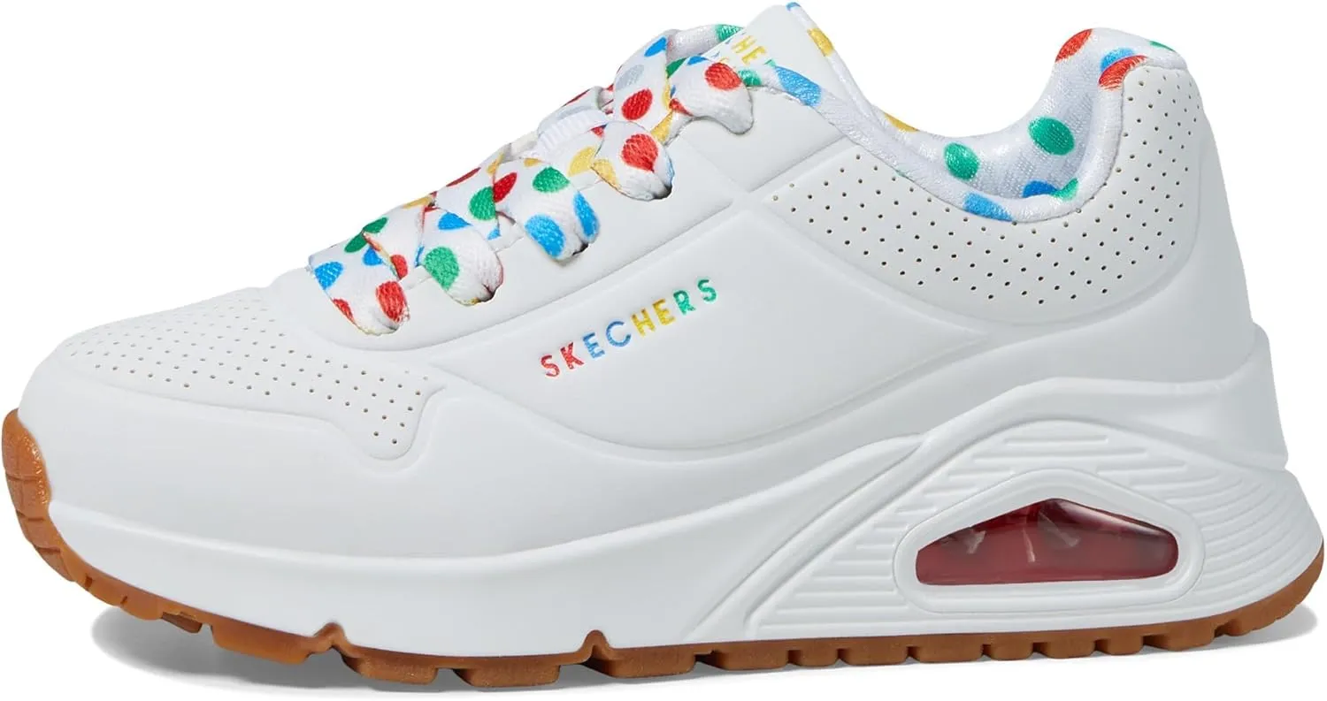 Skechers Girl's Uno Gen1-Trendy Dotty Sneaker