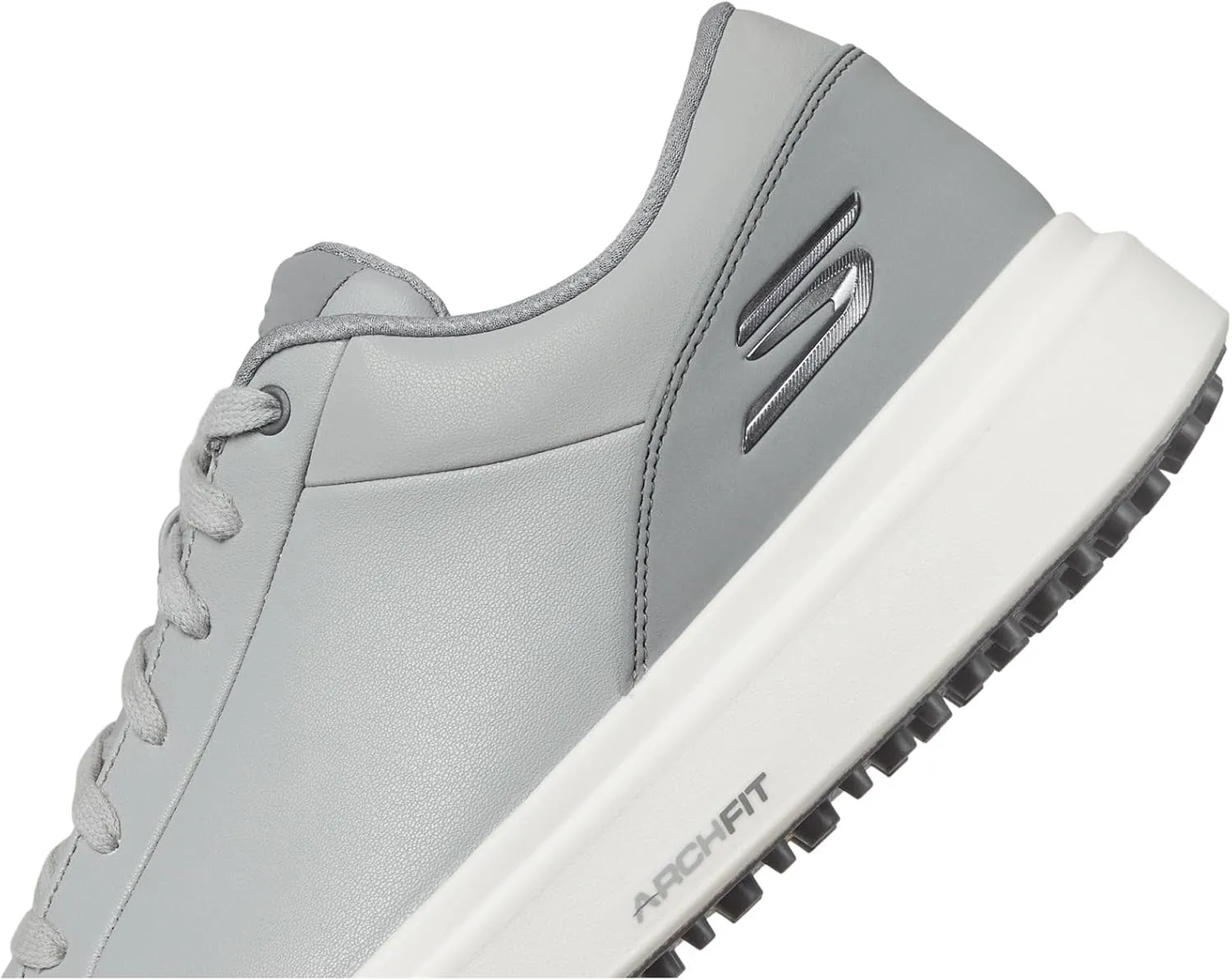 Skechers Men's Drive 6 Arch Leather Relaxed Fit Spikeless Golf Shoe Sneaker
