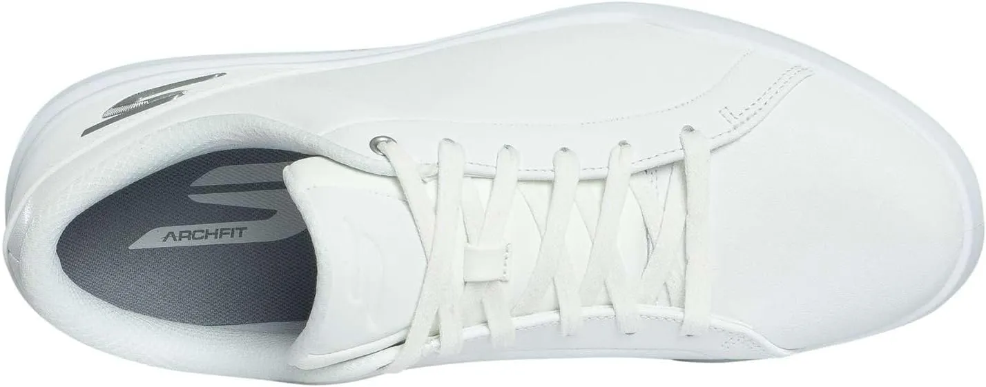 Skechers Men's Drive 6 Arch Leather Relaxed Fit Spikeless Golf Shoe Sneaker