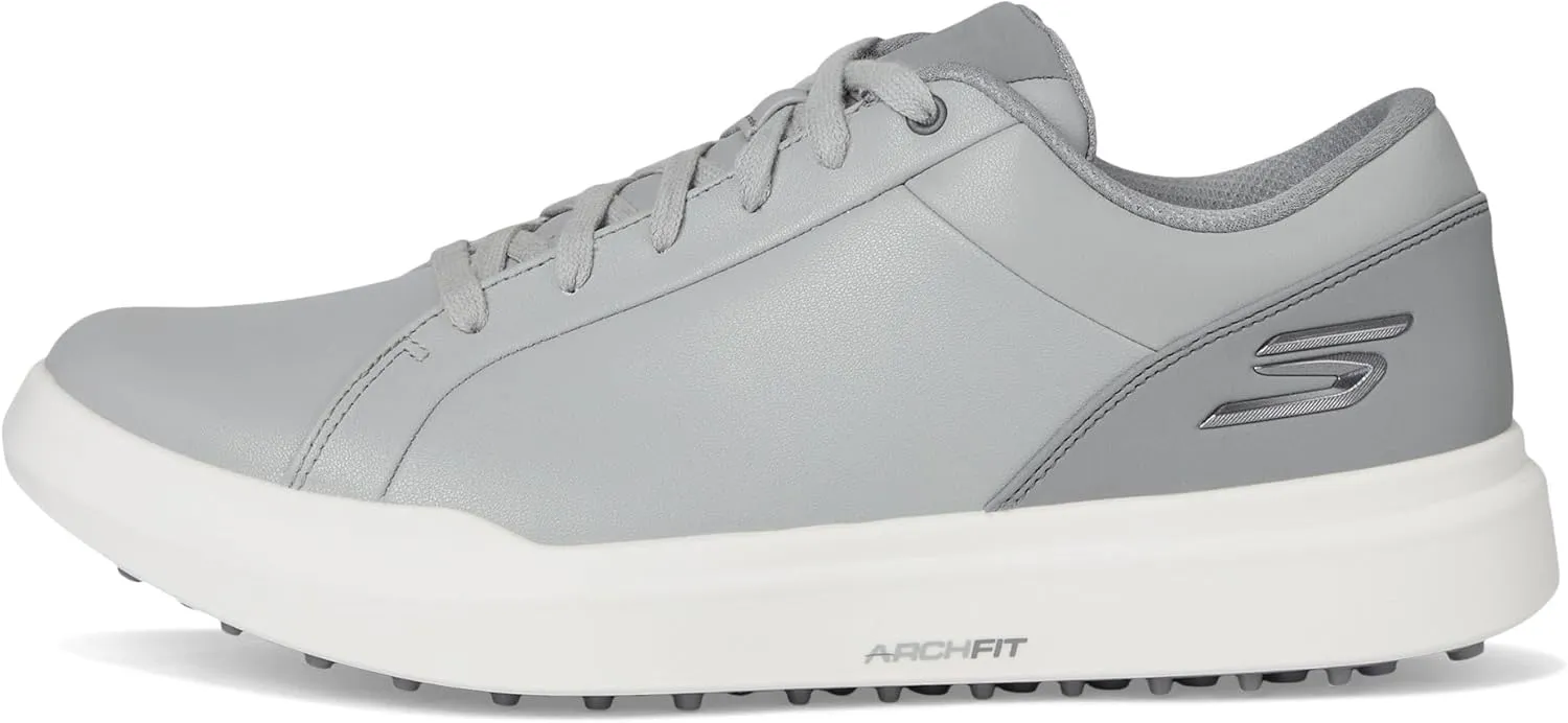 Skechers Men's Drive 6 Arch Leather Relaxed Fit Spikeless Golf Shoe Sneaker