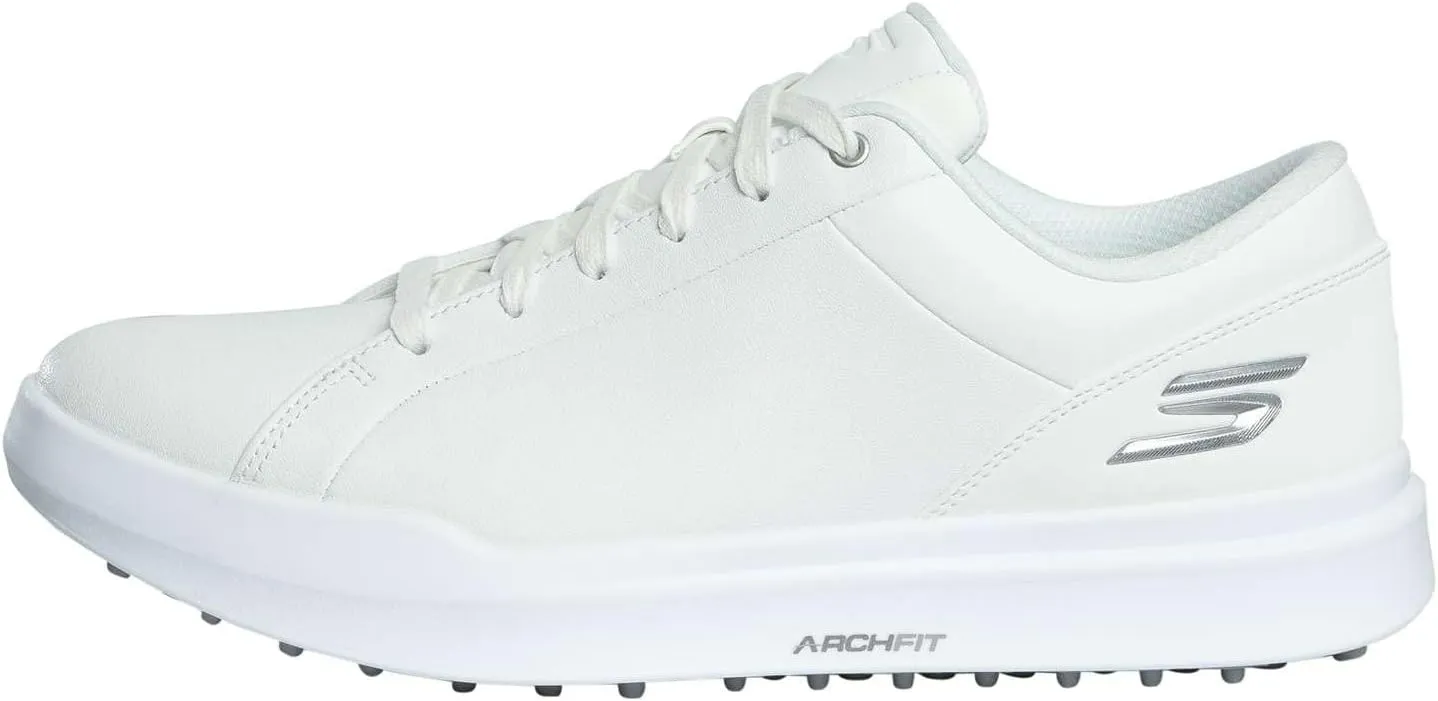 Skechers Men's Drive 6 Arch Leather Relaxed Fit Spikeless Golf Shoe Sneaker